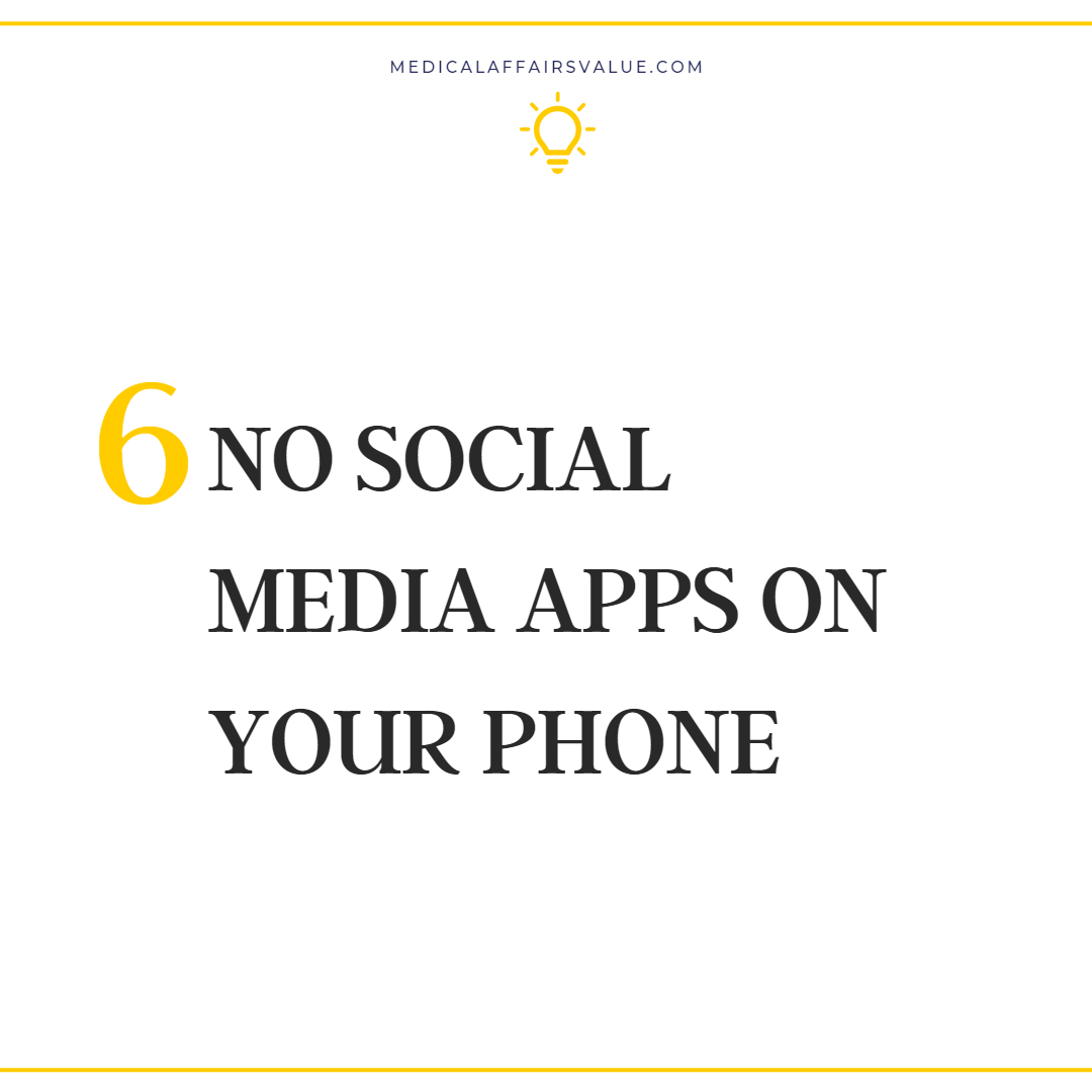 No Social Media Apps on Your Phone