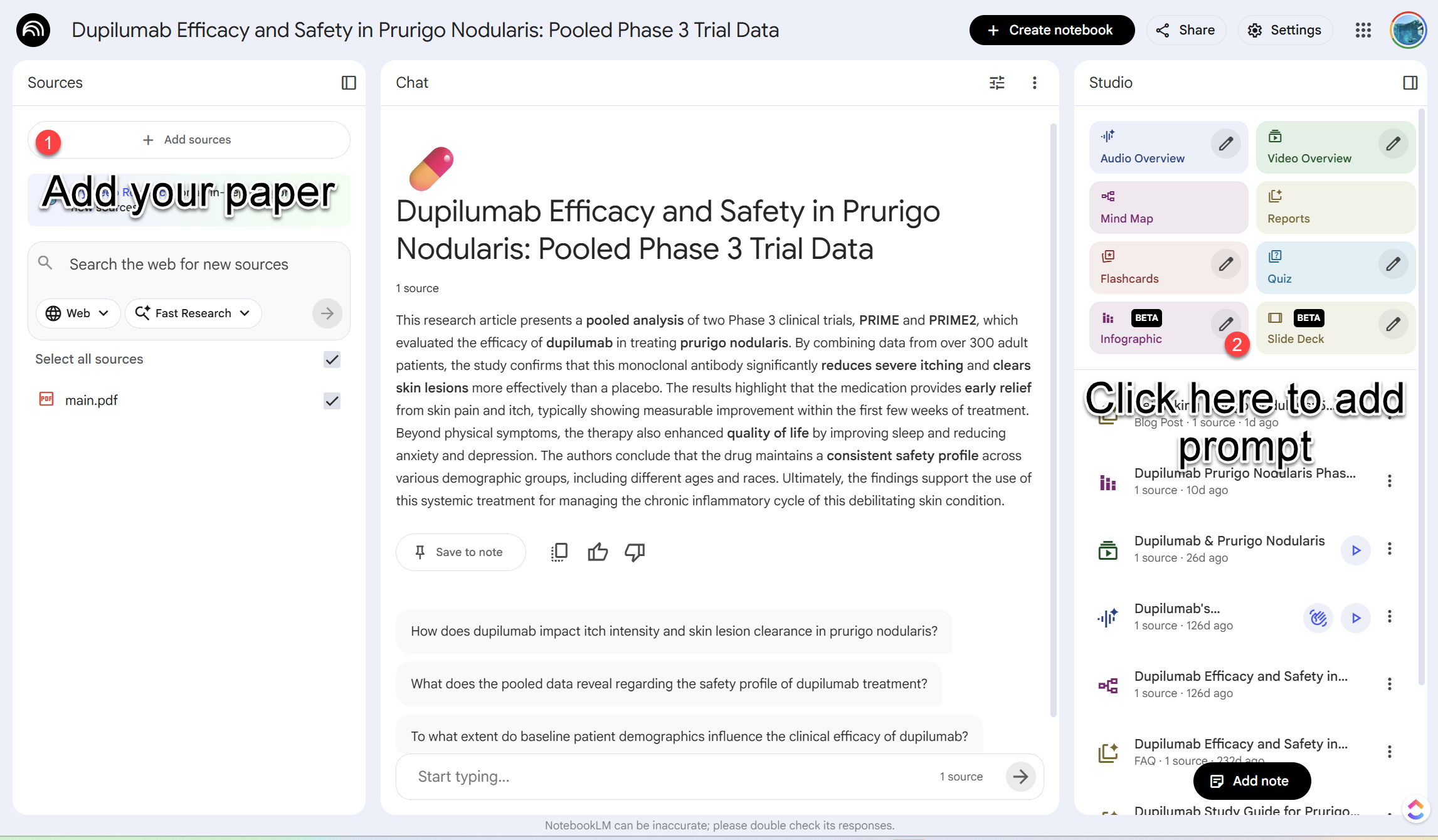 How to create an infographic in NotebookLM How to create an infographic in NotebookLM